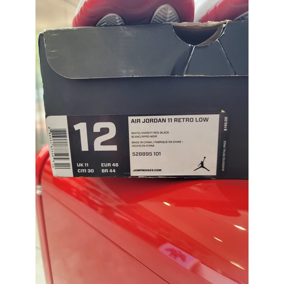 Jordan 11 low cherry size 12 - Picture 2 of 9